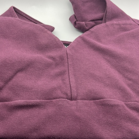 ARITZIA Talula SWEETHEART LONG SLEEVE TOP in Cardamom, Large, Preowned - Picture 3 of 10